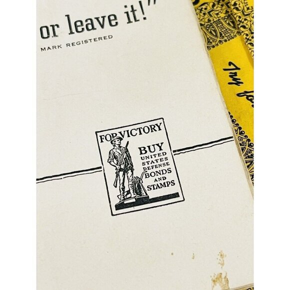 WWII Take It or Leave It $64 Question Trivia Game Victory Buy Bonds Propaganda - Picture 4 of 9